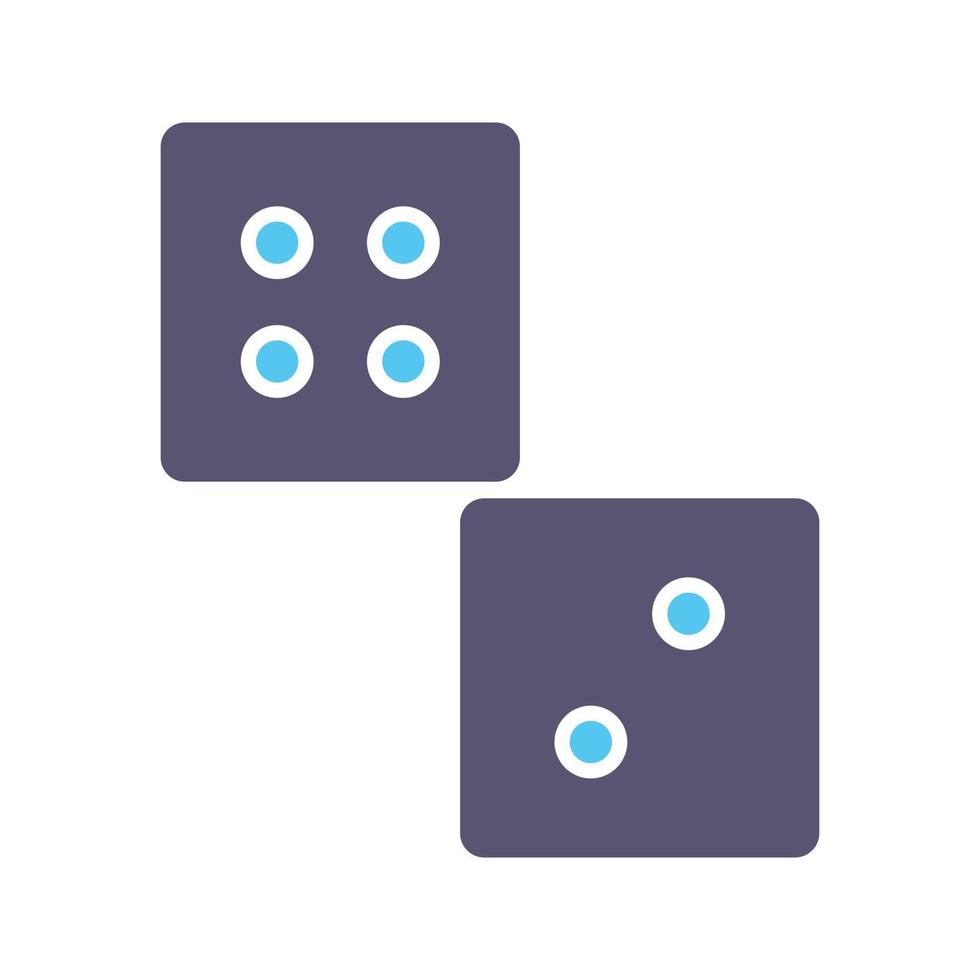 Unique Dice Vector Icon