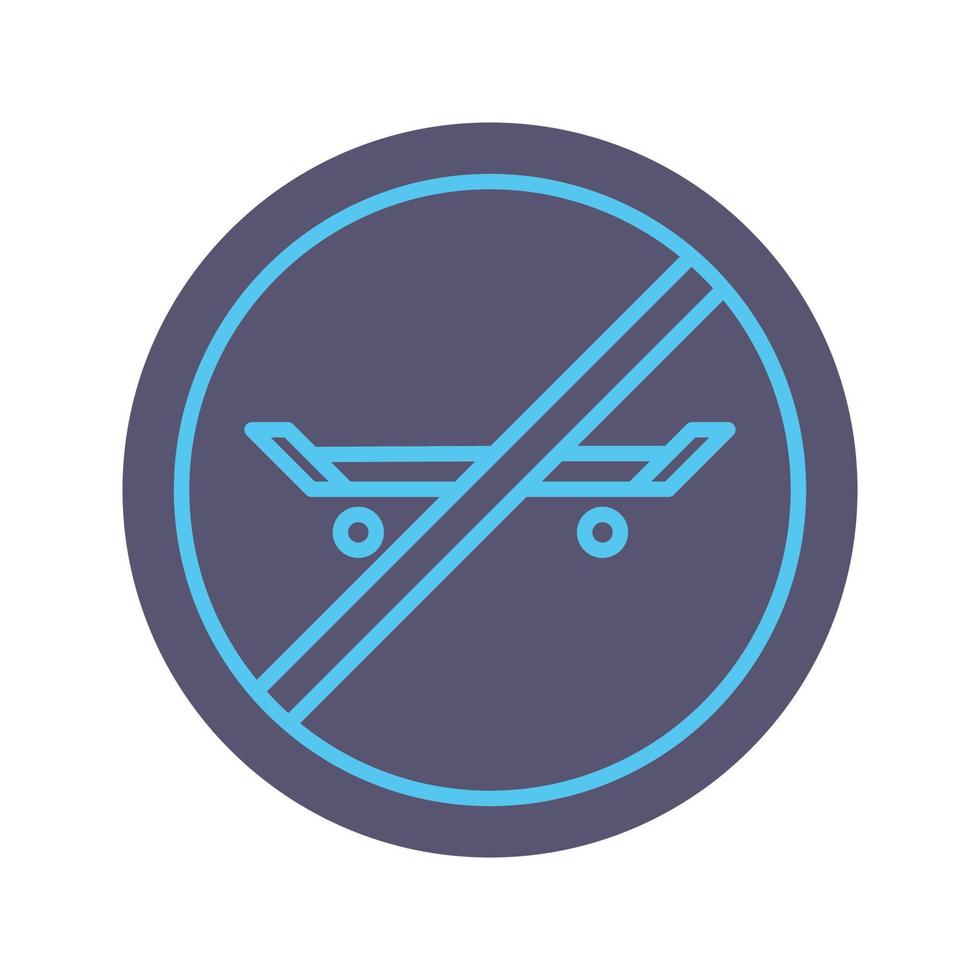 No Skating Vector Icon