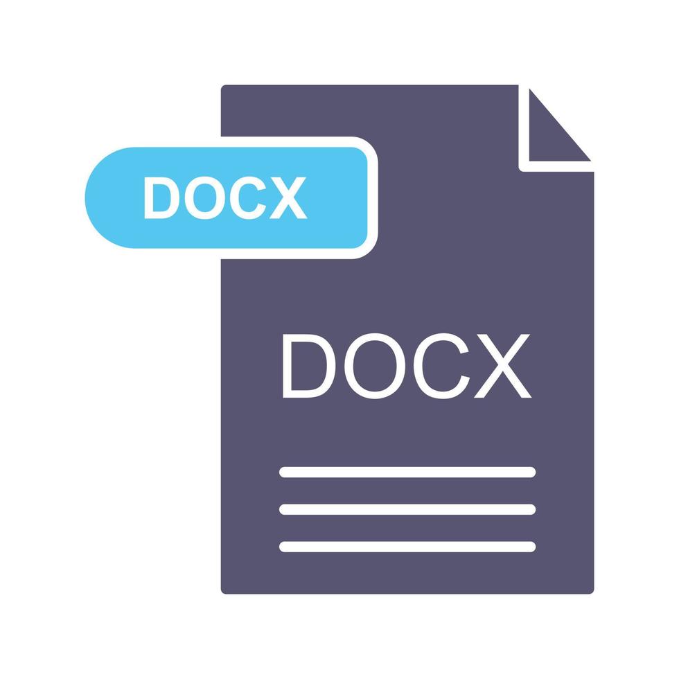 icono de vector docx