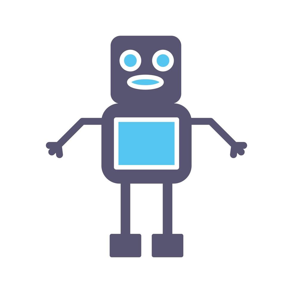 Unique Robot Vector Icon