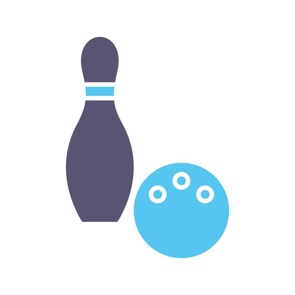 Unique Bowling Vector Icon