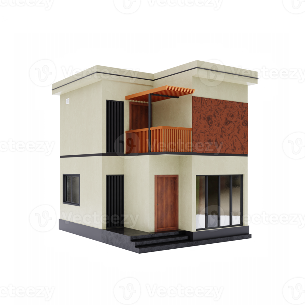 3d house isolated png