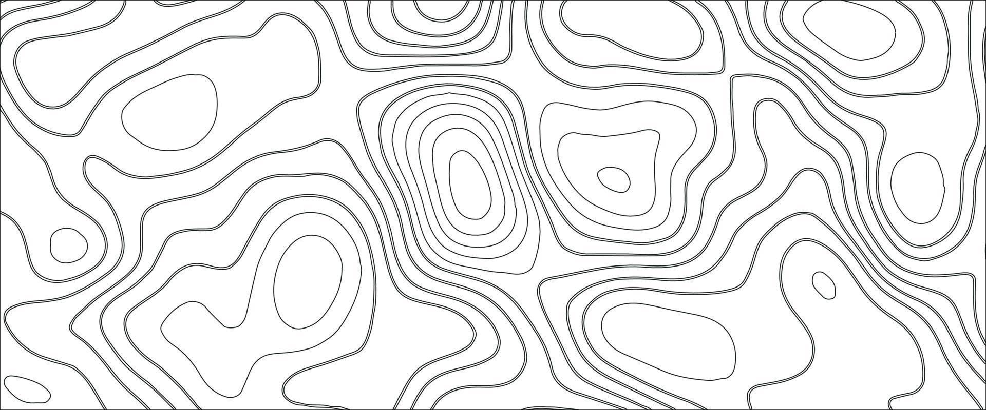 fondo del mapa topográfico. mapa de contorno geográfico vectorial. mapa topográfico y cuadrícula de textura del terreno del paisaje vector