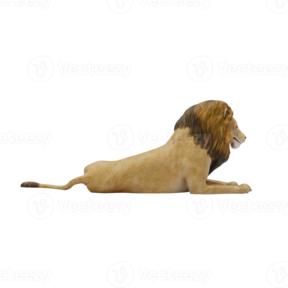 3d lion isolated png