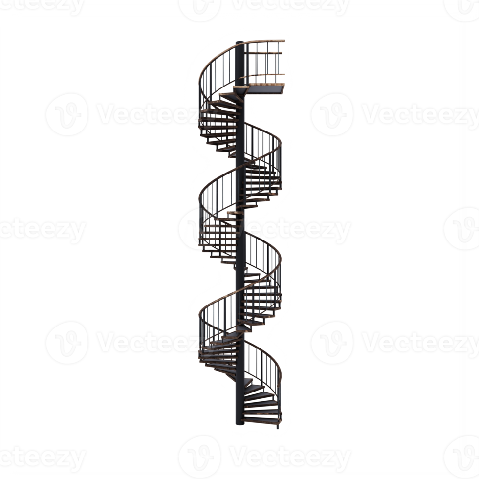 3d spiral staircase png