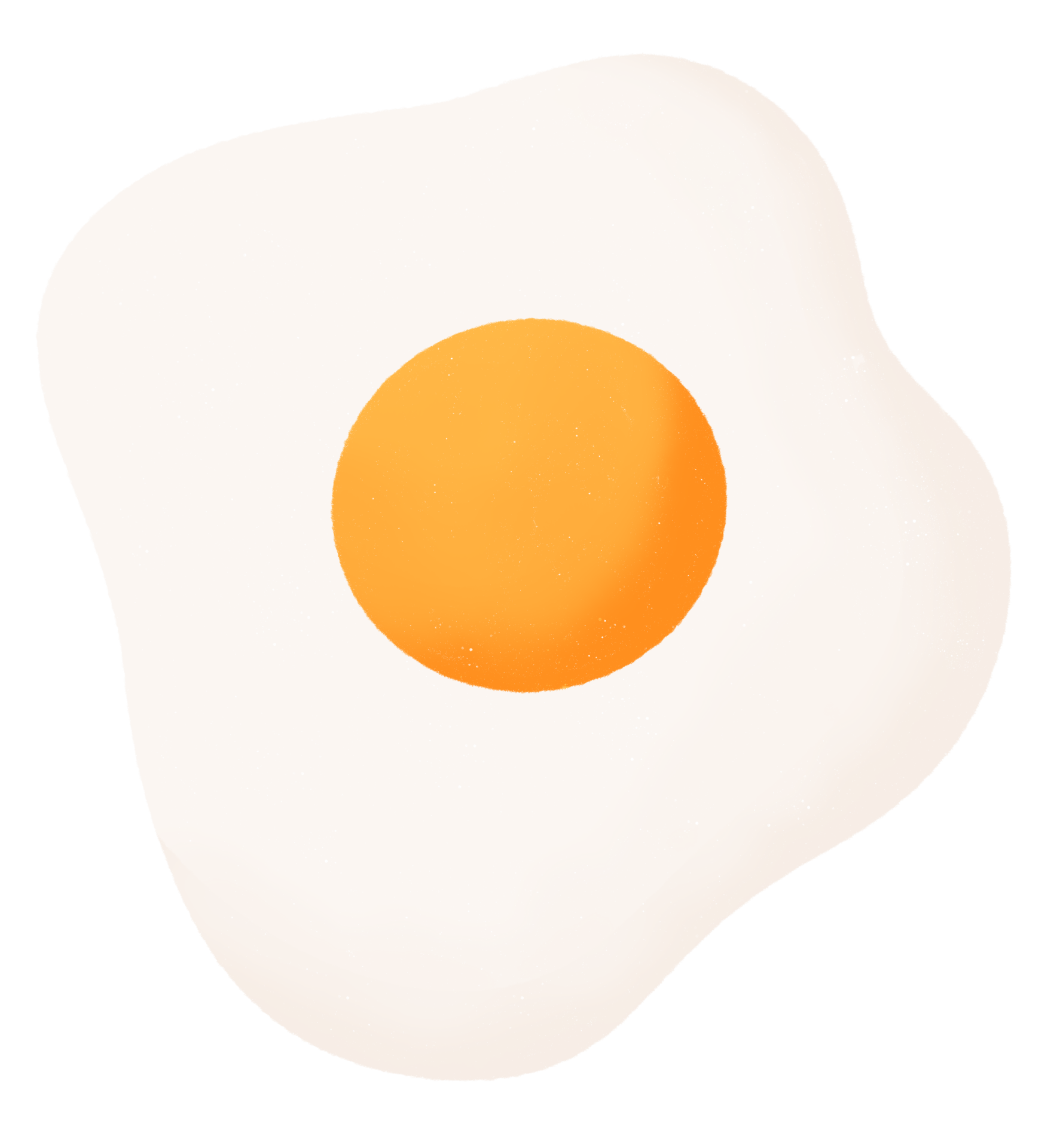 Fried egg cartoon icon 18800581 PNG