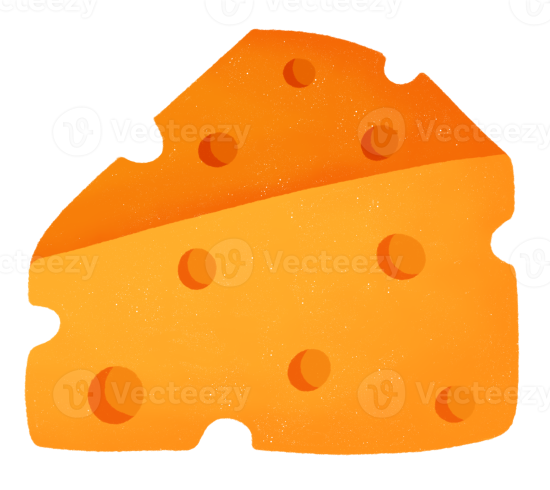 icône de dessin animé de fromage morceau png