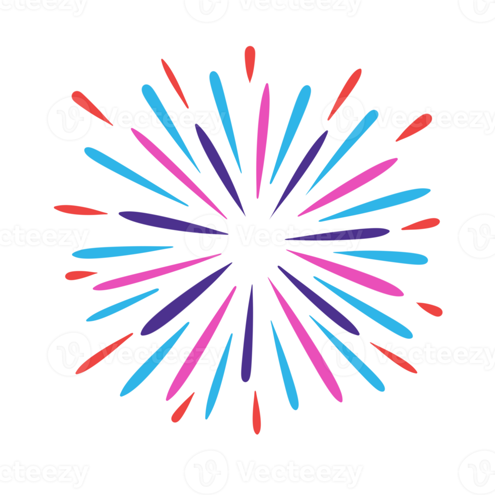 Colourful fireworks icon. png