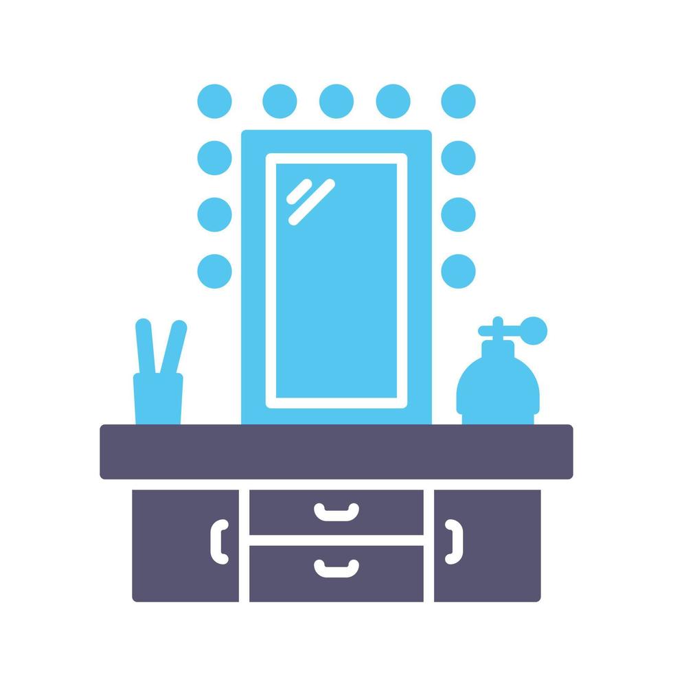 Dressing Table Vector Icon