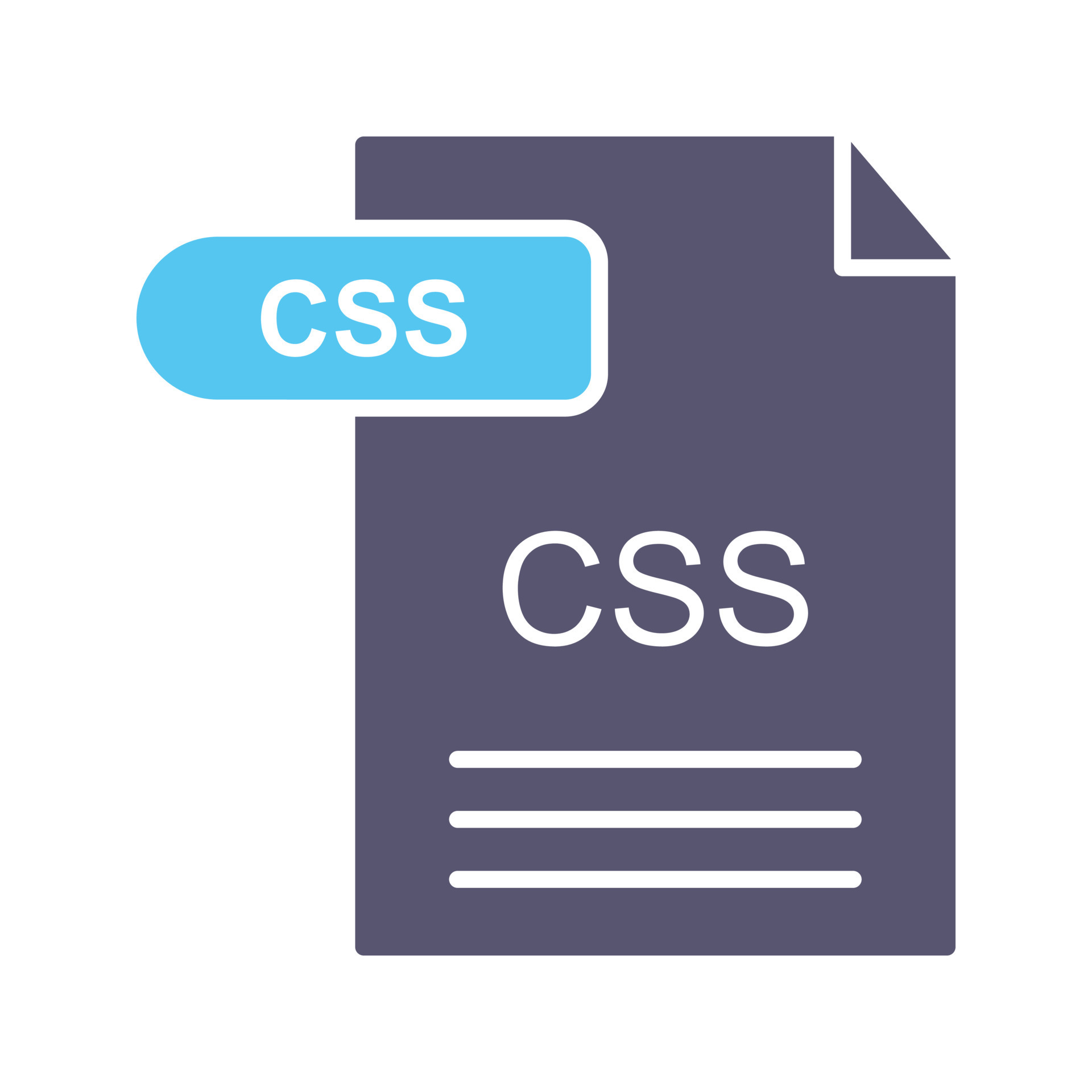 CSS Vector Icon 18800878 Vector Art at Vecteezy