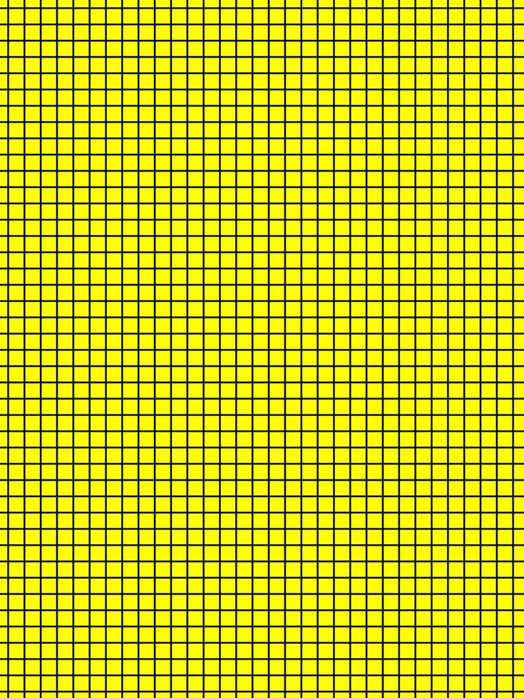 black color graph paper over yellow background vector