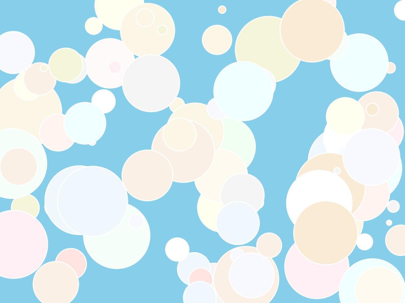 off white white shapes over sky blue background vector
