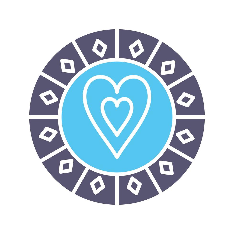 Heart Chip Vector Icon