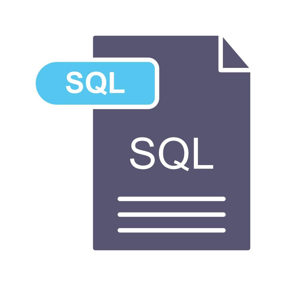 SQL Vector Icon 18801281 Vector Art at Vecteezy