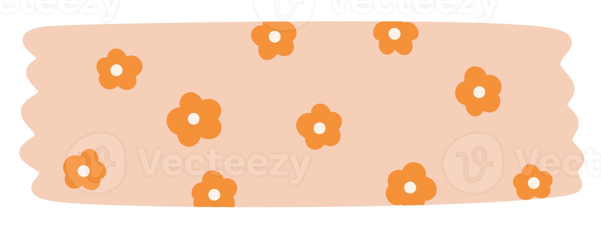 Cute Washi tape pastel png