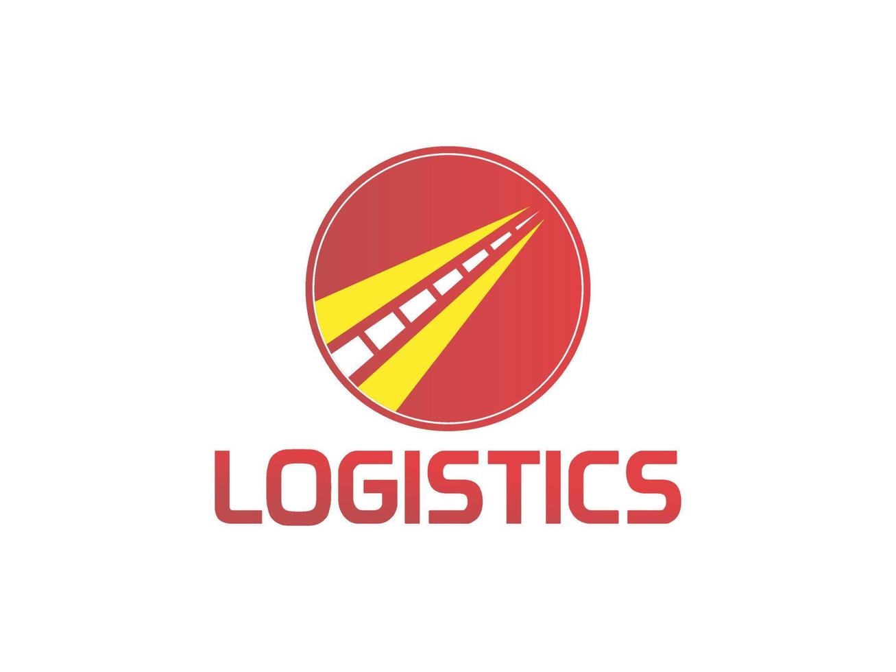 Vector logistics road logo express delivery