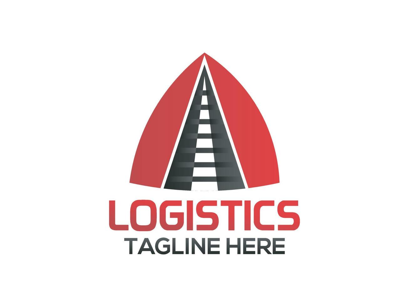 Vector logistics road logo express delivery