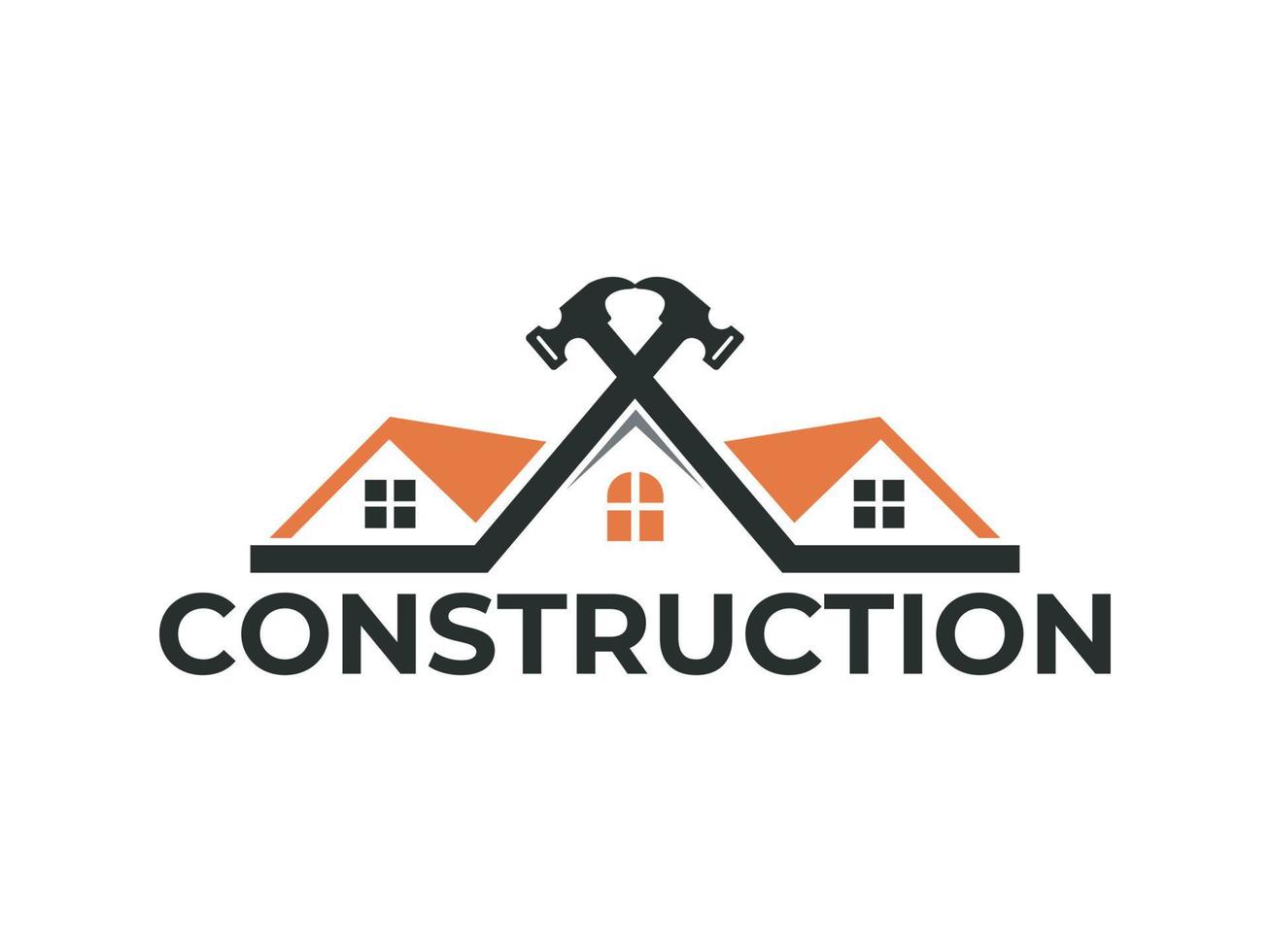 construction logo design template Vector