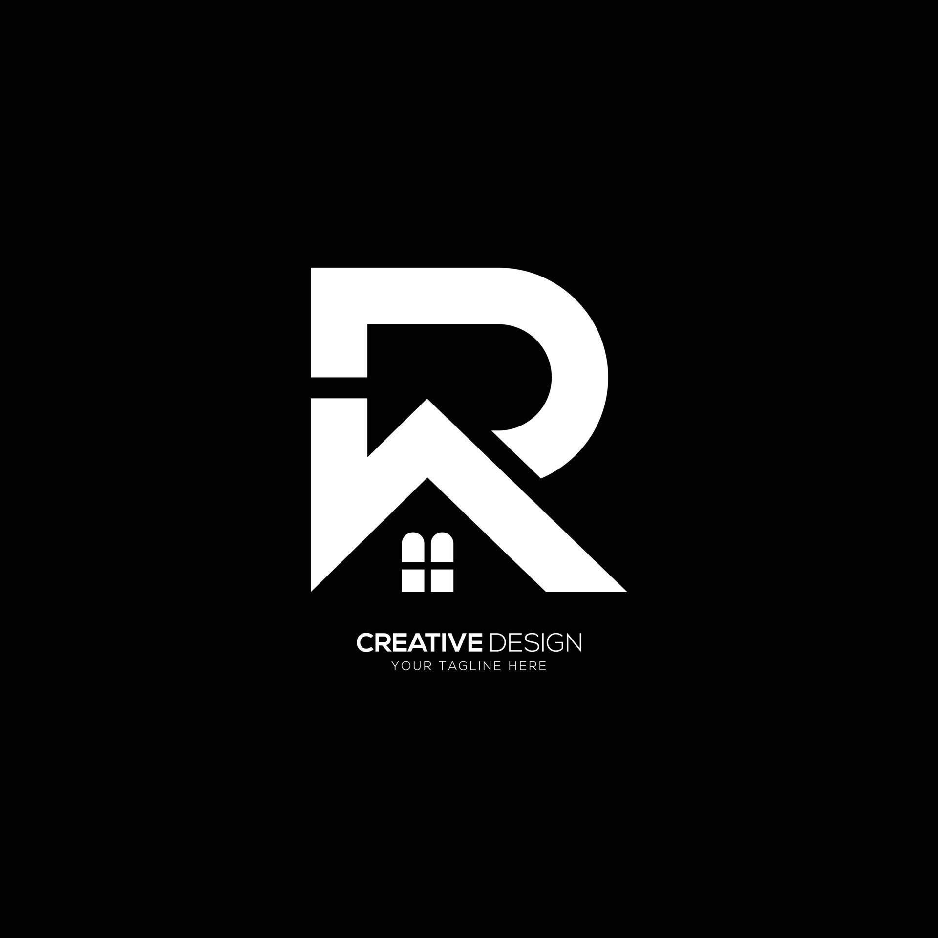 Creative letter R real estate business logo 18801691 Vector Art at Vecteezy