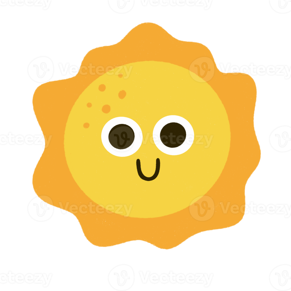 sun cartoon icon. png