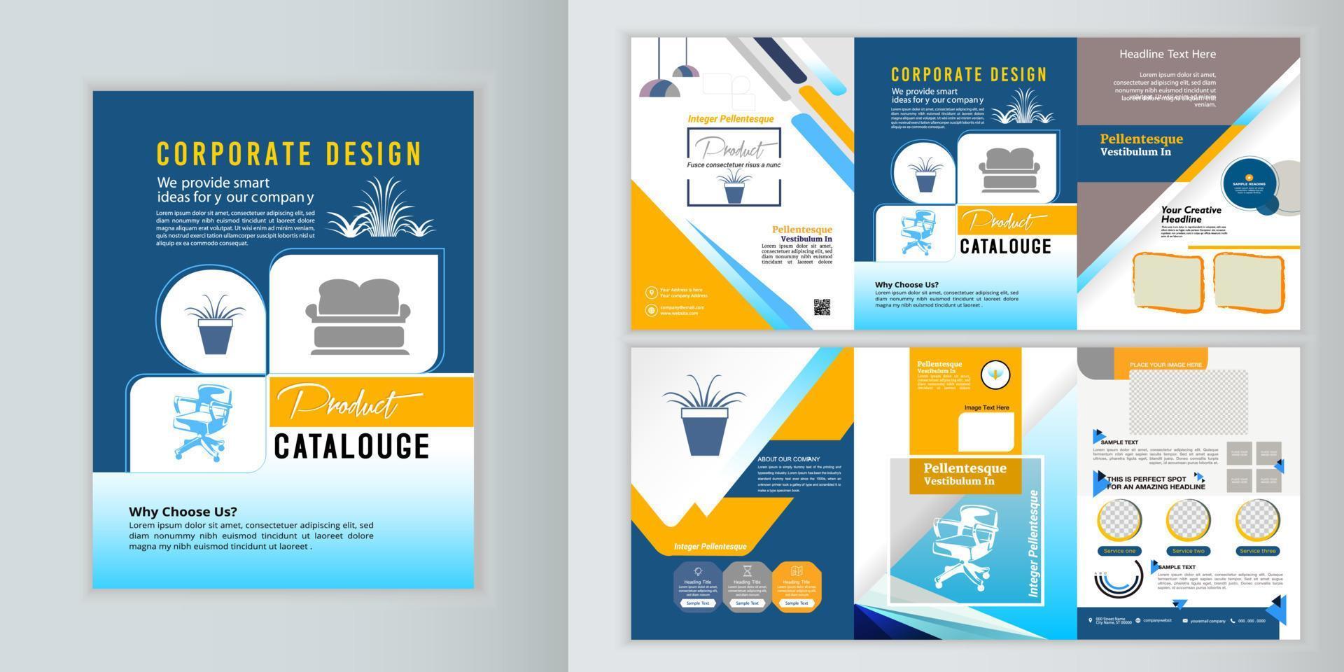 magazine layout template, creative brochure design, annual report and company profile , book cover, a4 presentation layout, business flyer layout design. vector