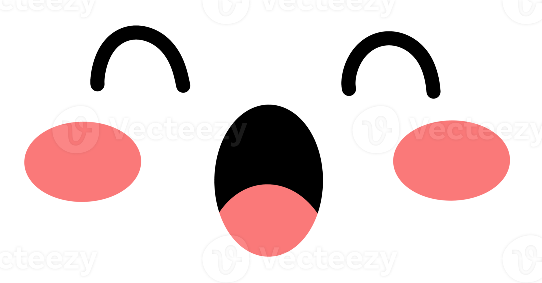 emotionales handgezeichnetes Gesicht png