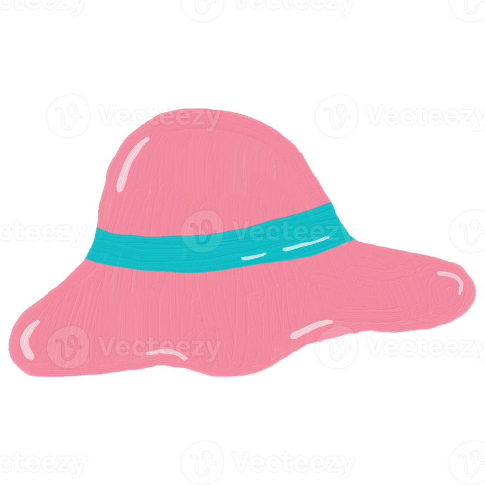 Beach hat summer icon png