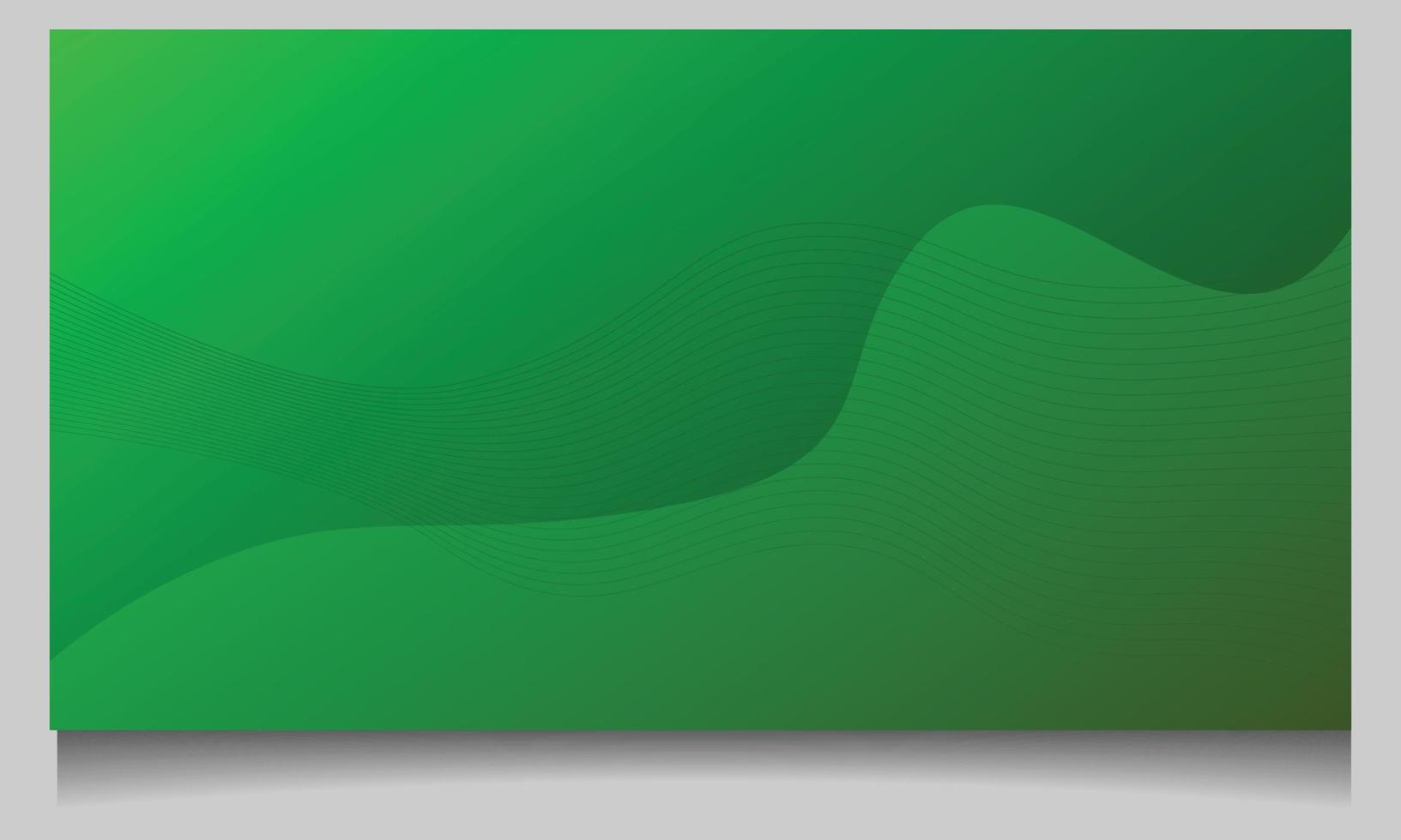 Ilustración de fondo de vector de banner de onda de línea abstracta