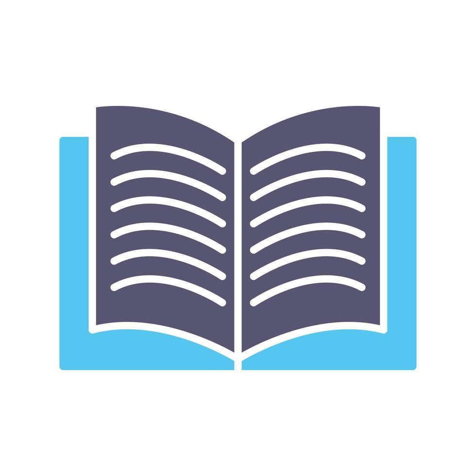 Unique Textbook Vector Icon