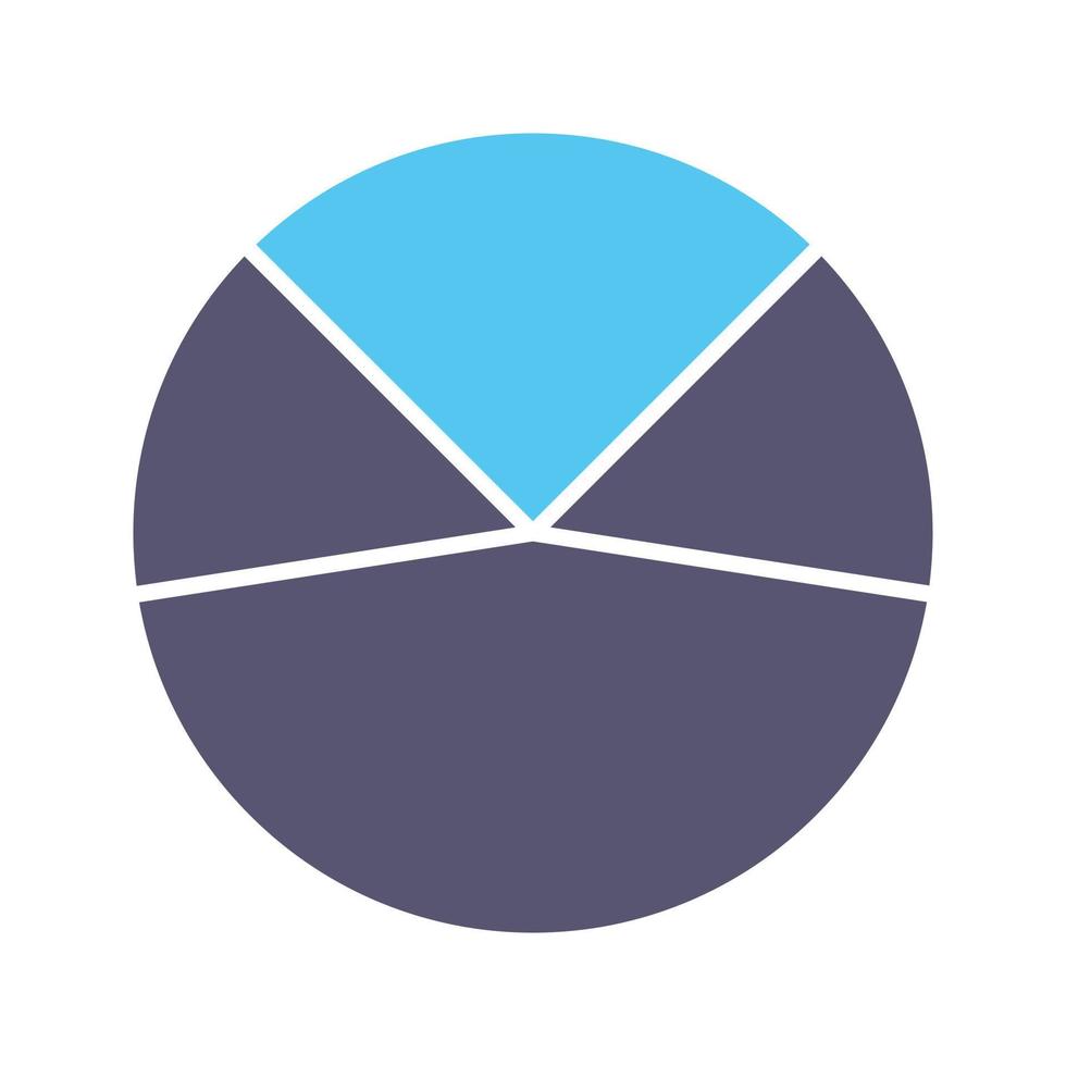 Pie Chart Analysis Vector Icon