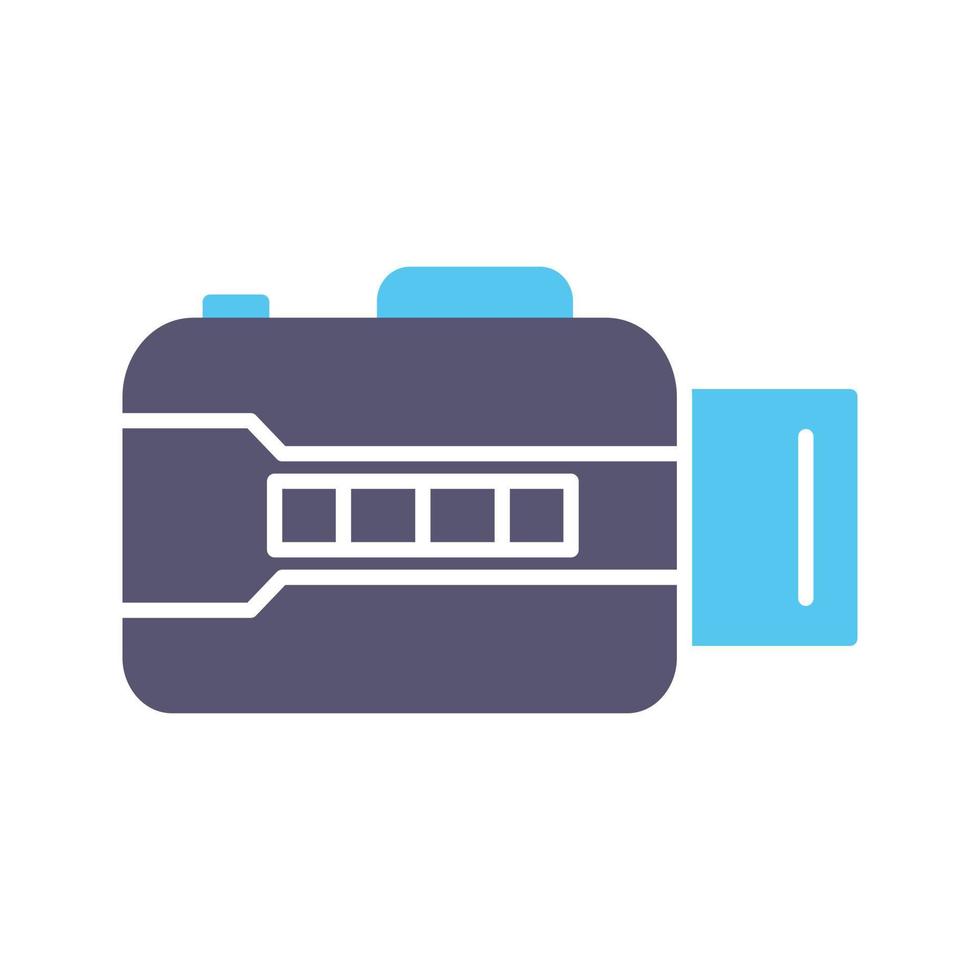 Unique Open Camera Vector Icon