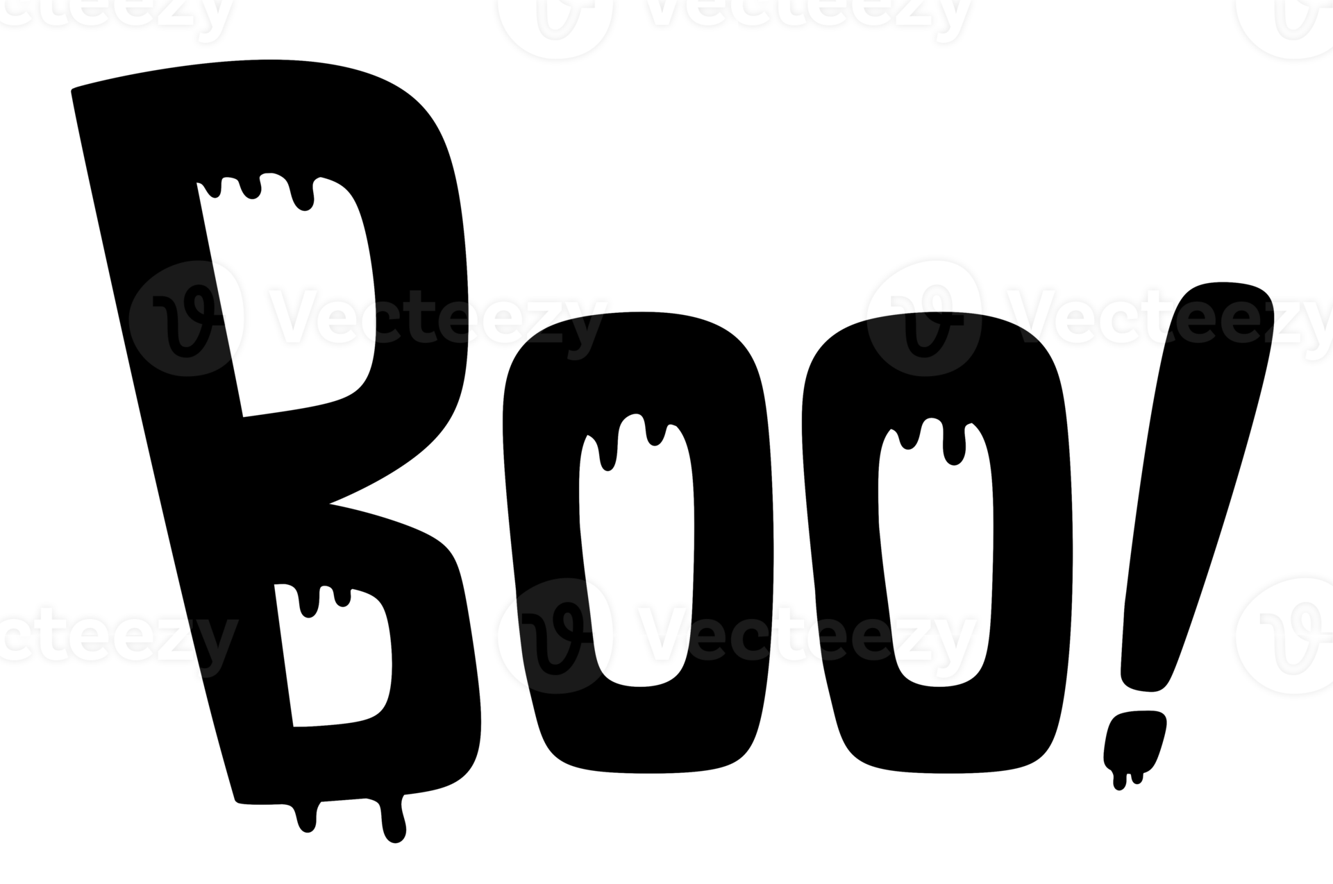 Boo handgezeichneter Schriftzug 18802640 PNG