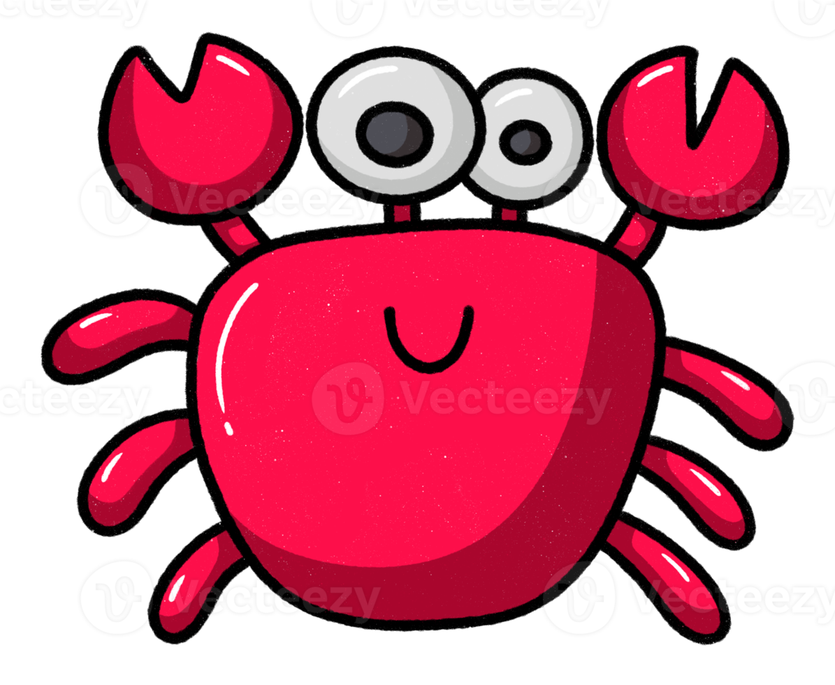 Cute crab Icon png