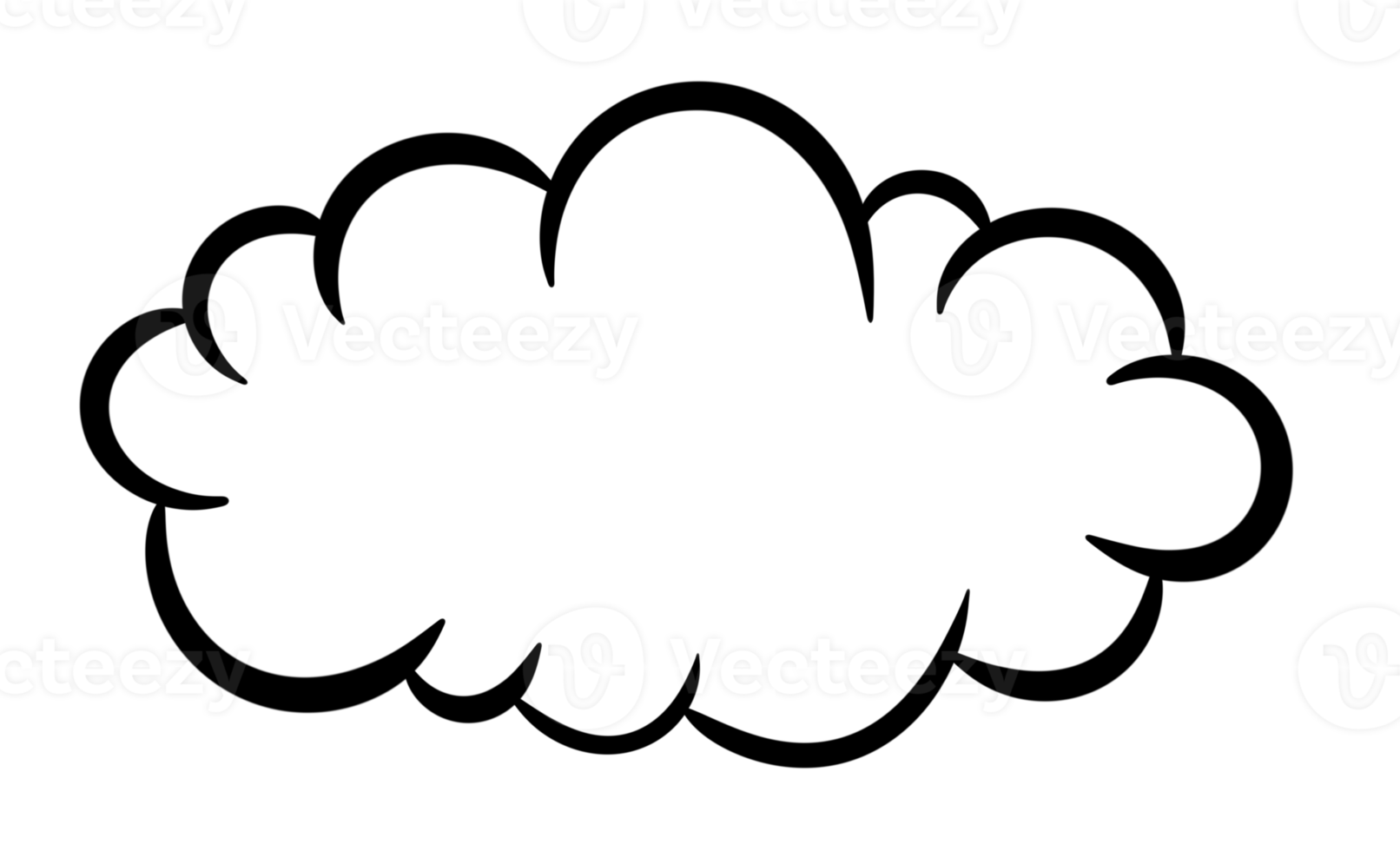 Cartoon Comic cloud. 18802706 PNG