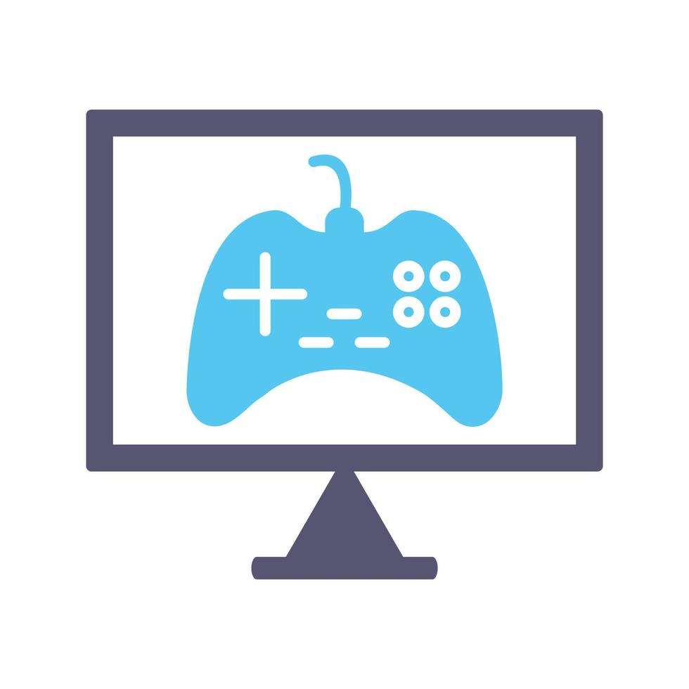 Unique Online Games Vector Icon