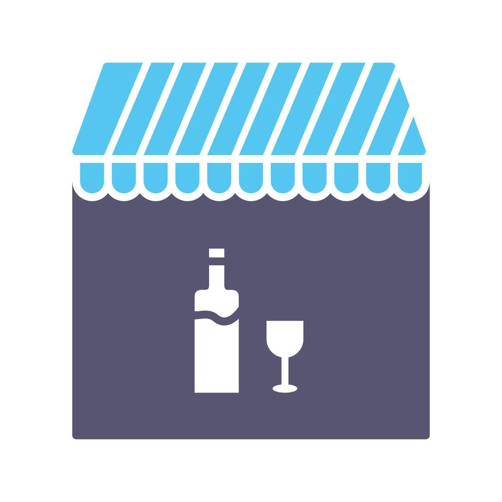 Unique Cafe and Bar Vector Icon