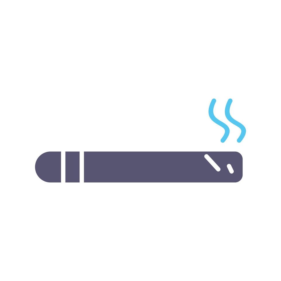 icono de vector de cigarro