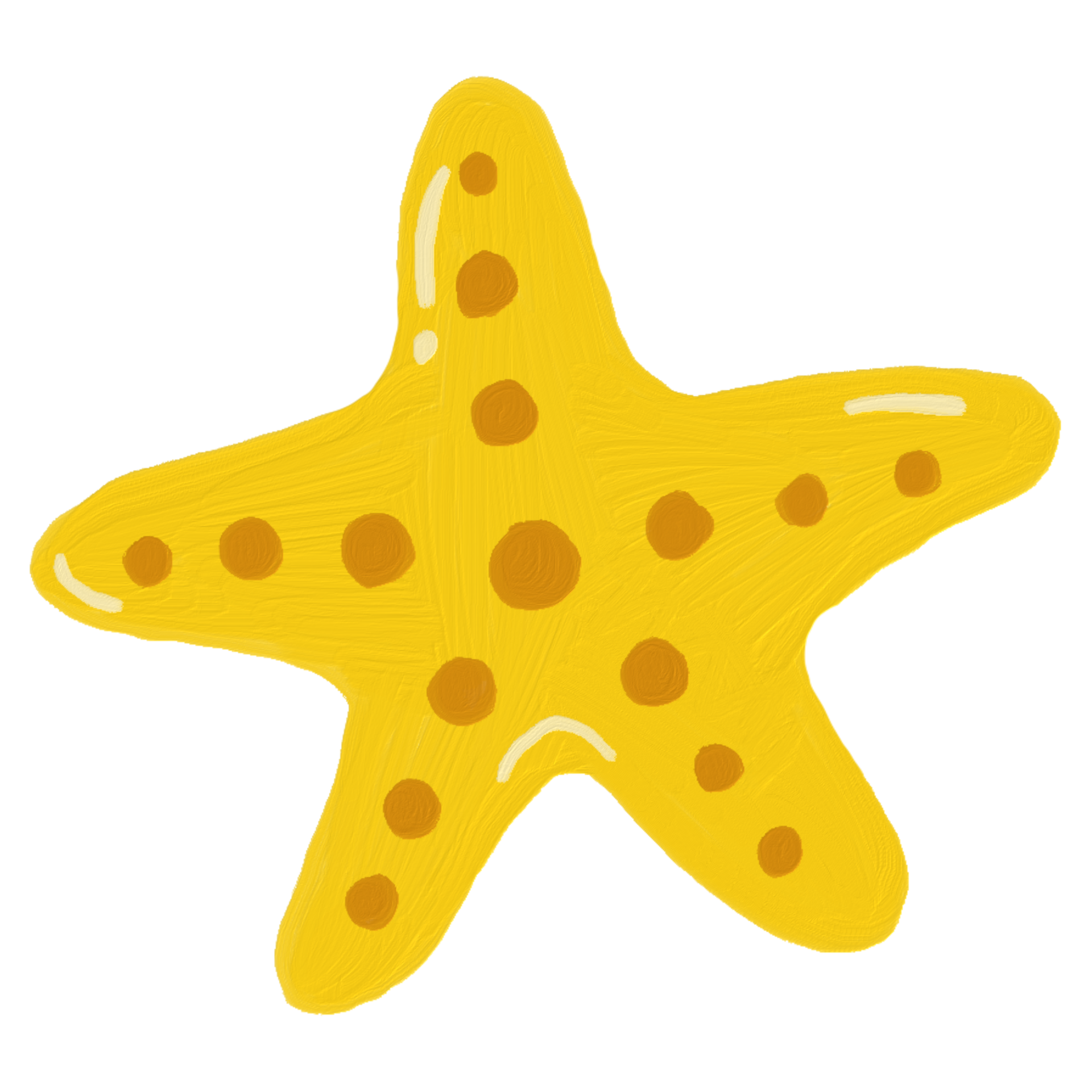 Free Cute cartoon starfish icon 18802981 PNG with Transparent Background