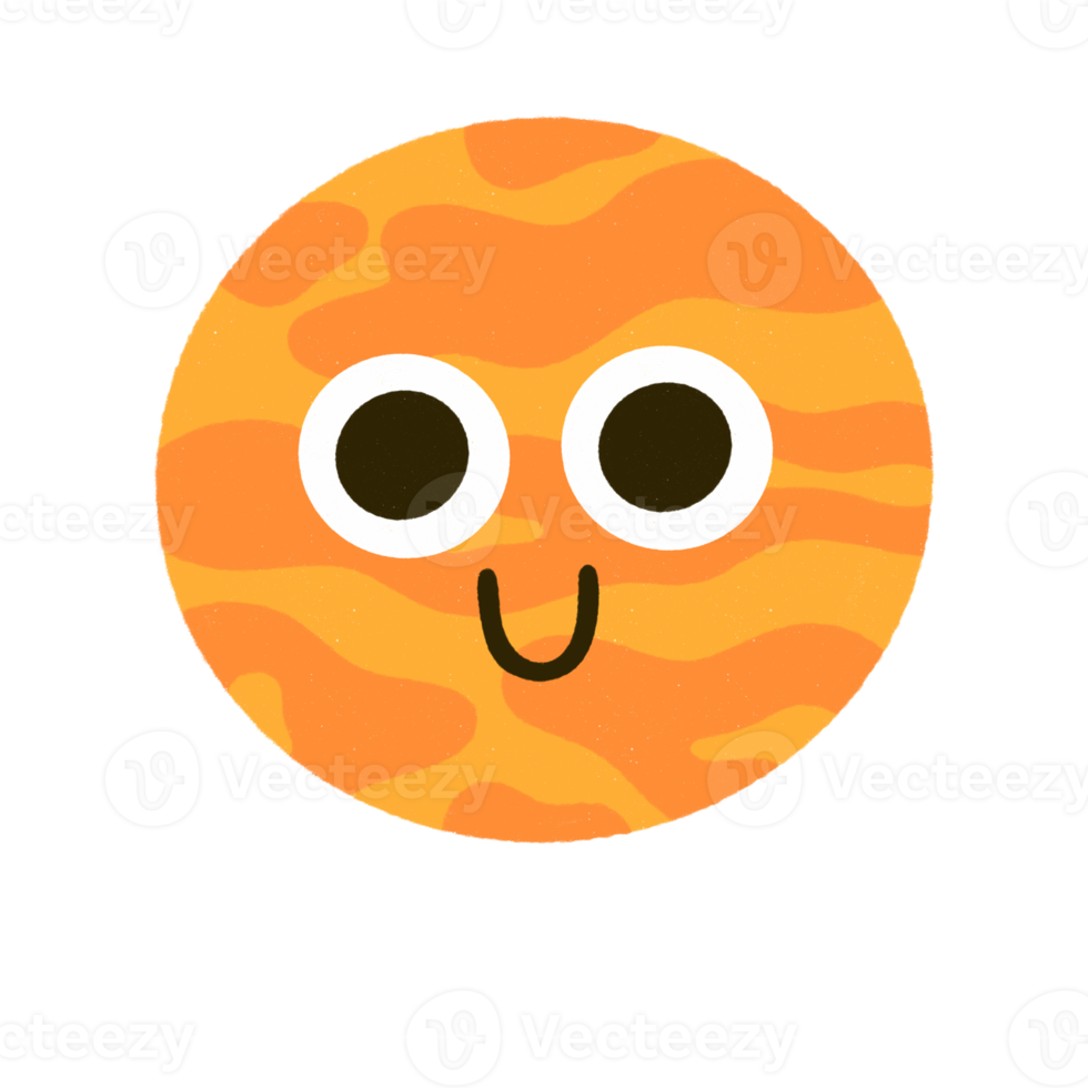 Planet Jupiter cartoon icon. png
