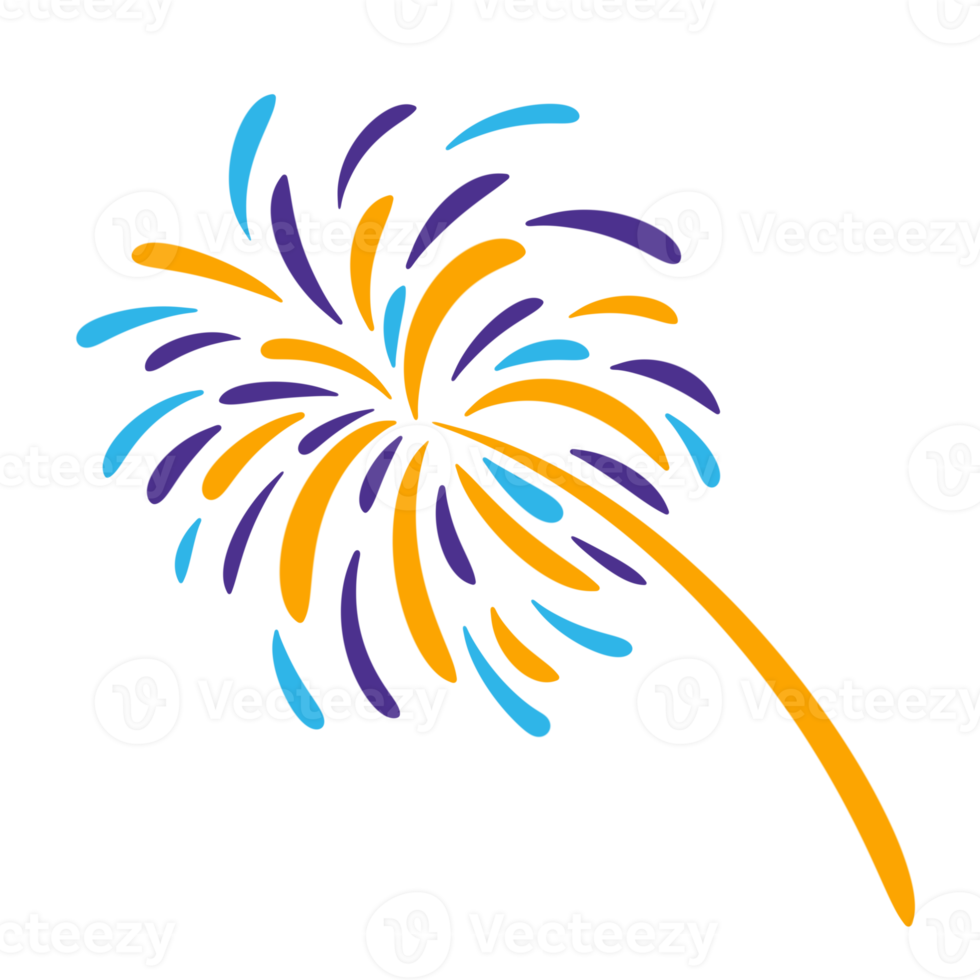 Colourful fireworks icon. png