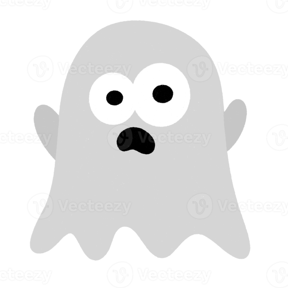 dibujos animados de icono de fantasma de Halloween. png