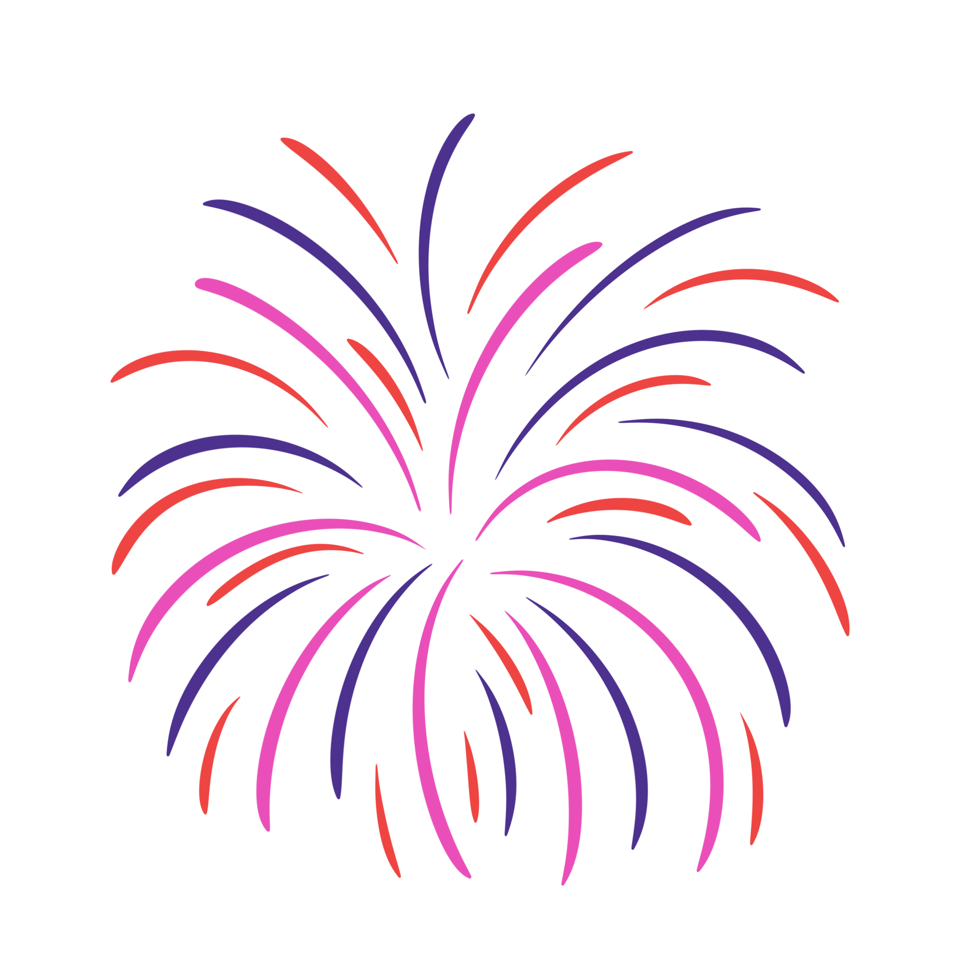 Free Colourful fireworks icon. 18803181 PNG with Transparent Background