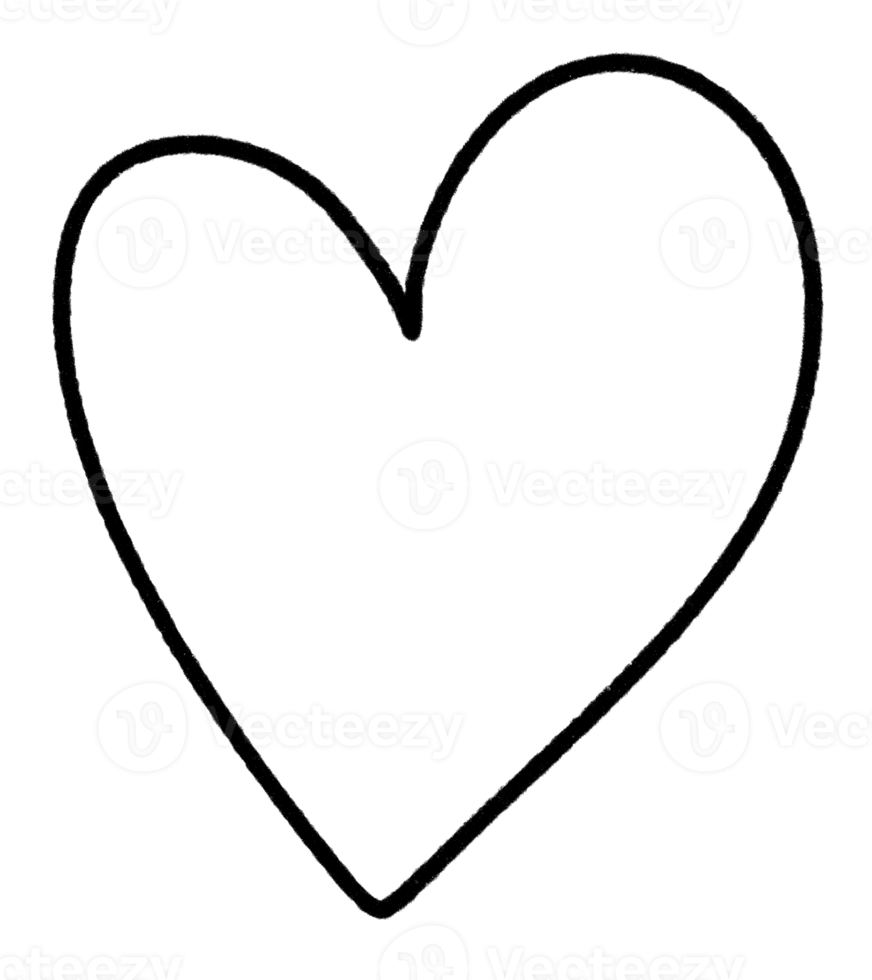 cuore scarabocchio linea arte. png