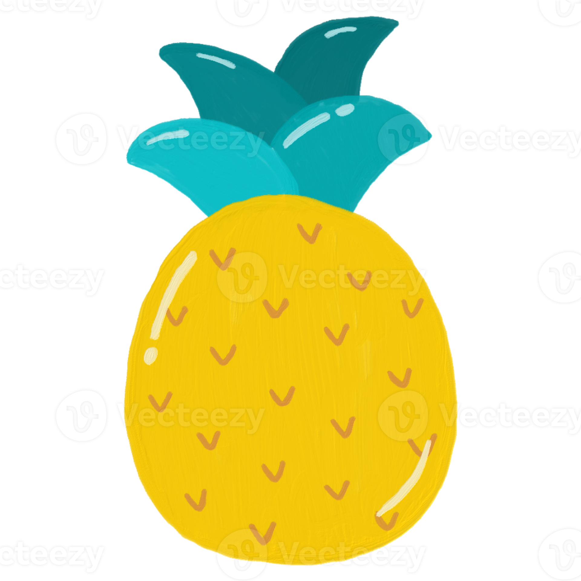 Pineapple cartoon icon. 18803271 PNG