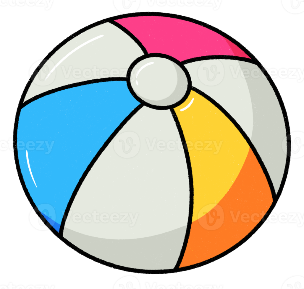 icono de pelota de playa png