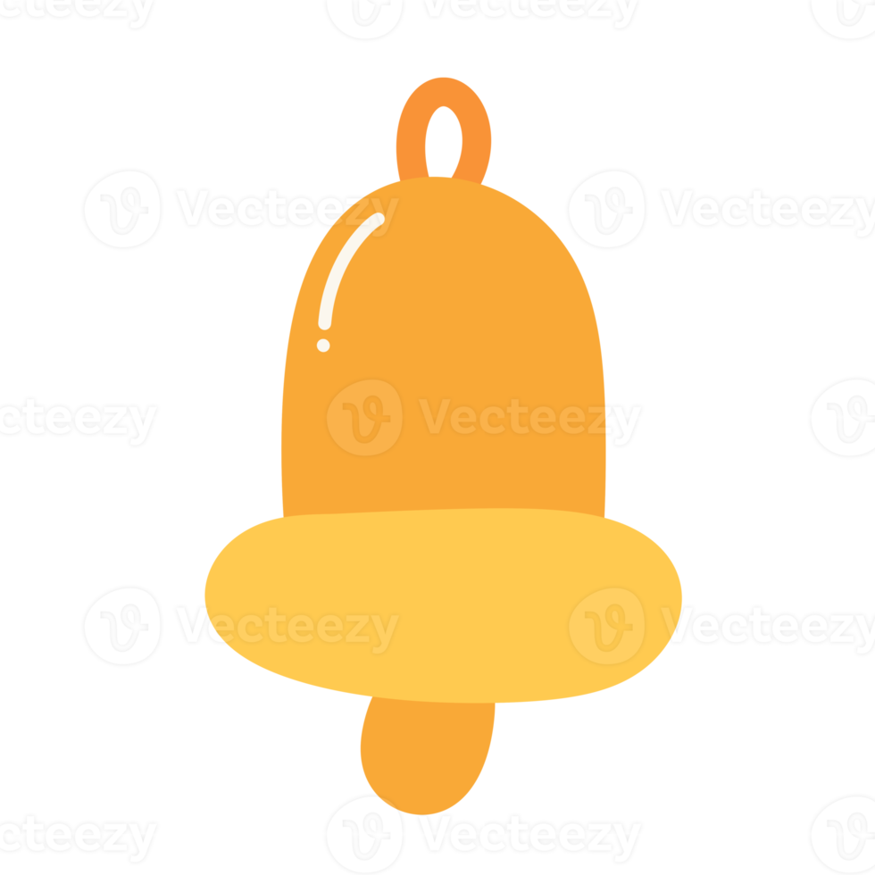 Christmas flat icon bell. png