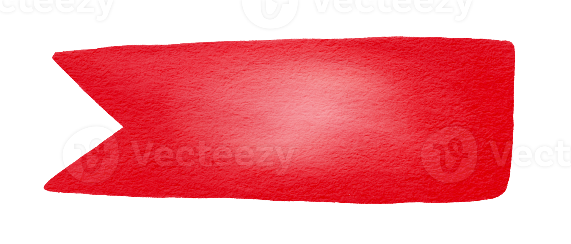 Watercolor ribbon red. png