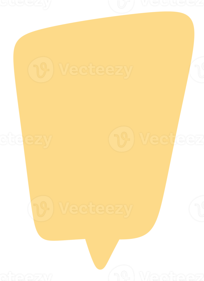 Yellow Speech bubble icon. png