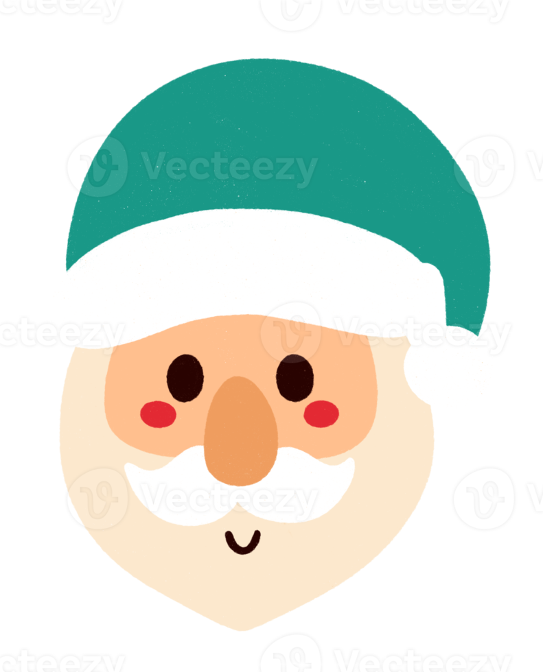 Head santa claus christmas icon. png