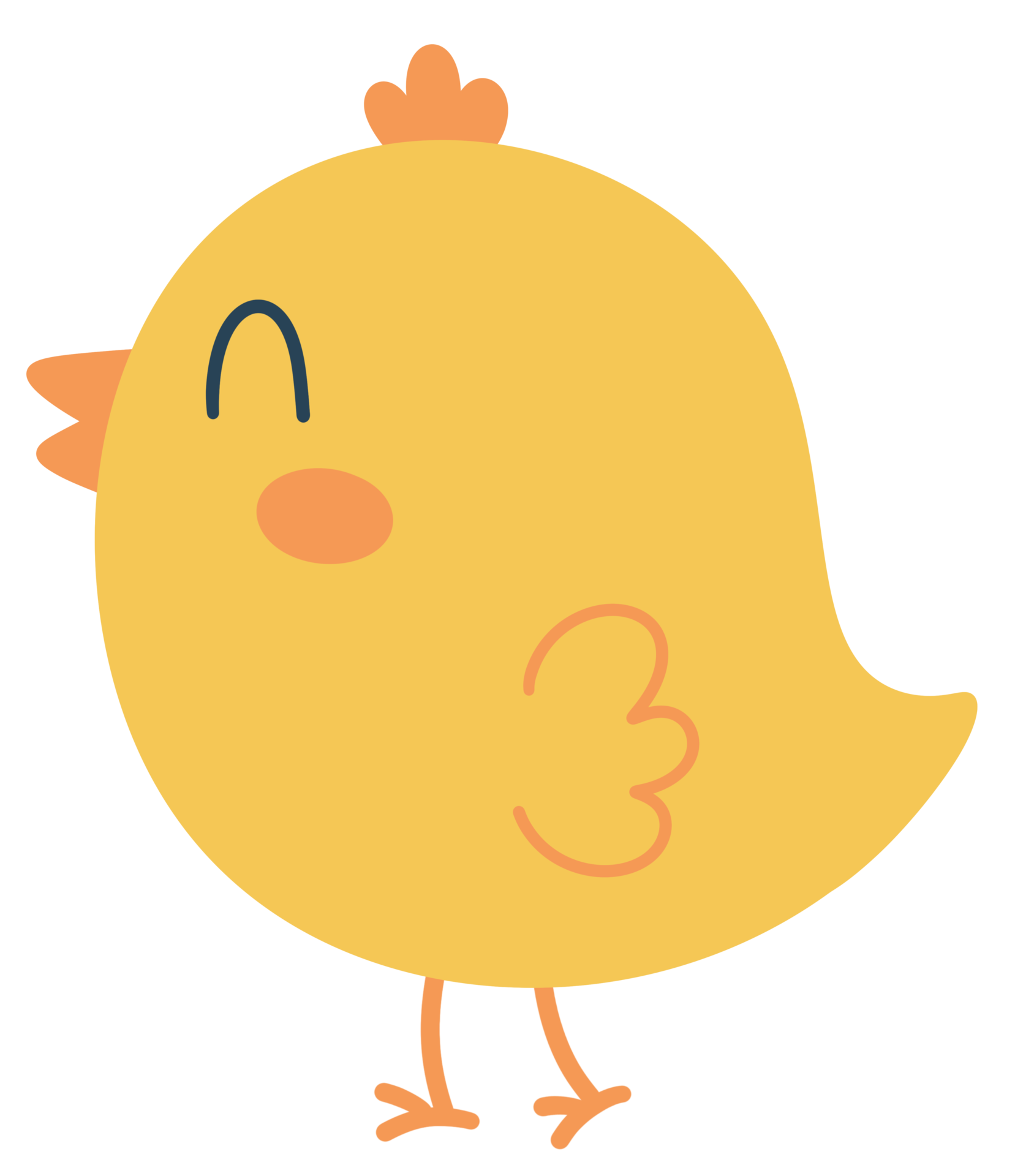 galinha frango pássaro ícone feliz páscoa bonito desenho animado 18803627  PNG